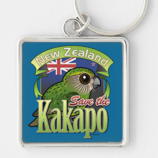 Save the New Zealand Kakapo Key Ring