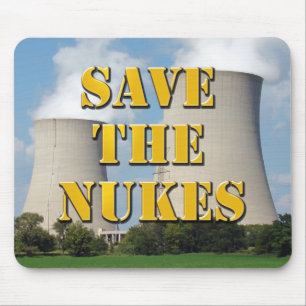 Save The Nukes Mouse Mat