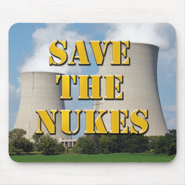 Save The Nukes Mouse Mat (Front)