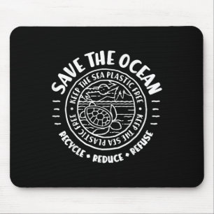 Save The Ocean, Environmental Protection, Scuba Di Mouse Mat