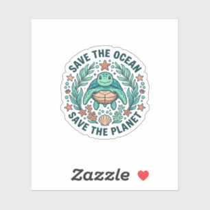 Save the Ocean Sea Turtle Vintage Engraving Shirt_
