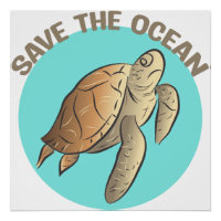 Save The Ocean Sign