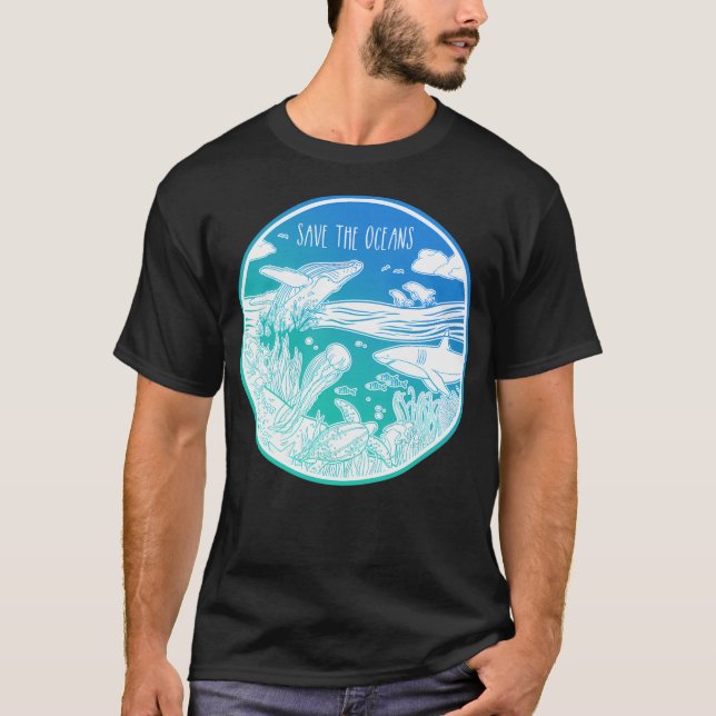 Save The Oceans T-Shirt (Front)
