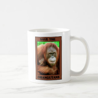 Save the Orangutans Coffee Mug