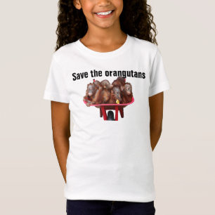 Save the Orangutans Endangered Animals T-Shirt