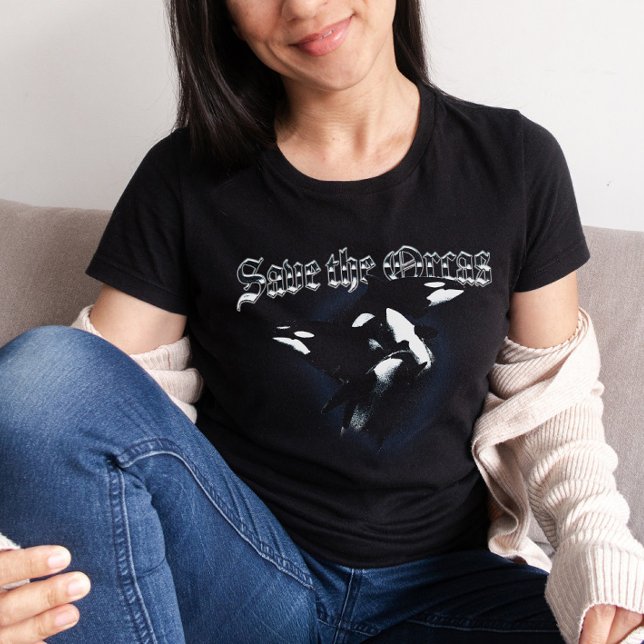 Save the Orcas 90s Bootleg Aesthetic T-Shirt (Creator Uploaded)