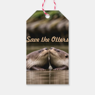 Save the Otters Gift Tags