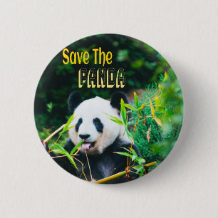 Save The Panda 6 Cm Round Badge