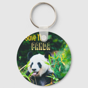 Save The Panda Key Ring
