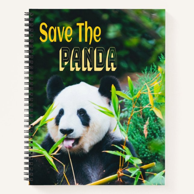 Save The Panda Notebook (Front)