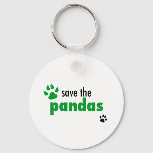 Save The Pandas Key Ring