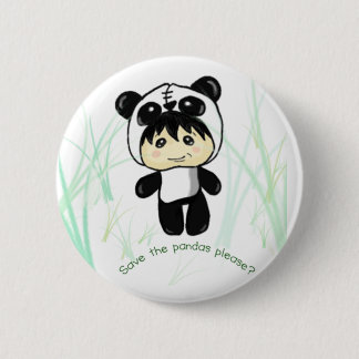 Save the Pandas please? 6 Cm Round Badge