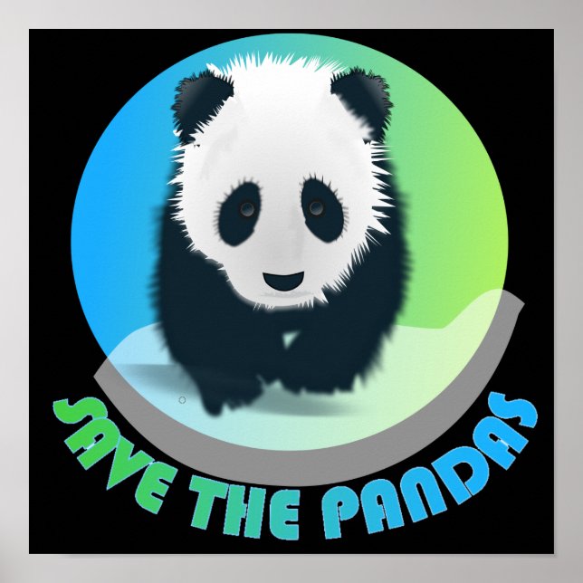 Save the Pandas Poster (Front)