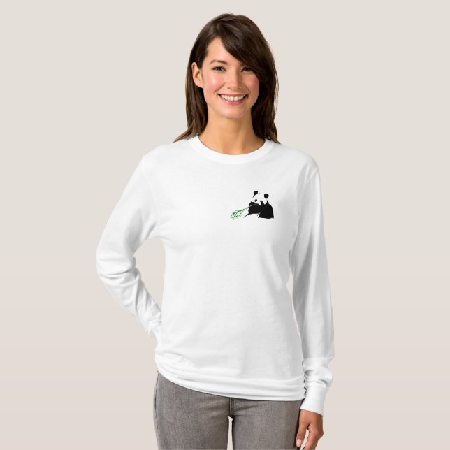 Save The Pandas Woman LongSleeve Shirt (Front Full)