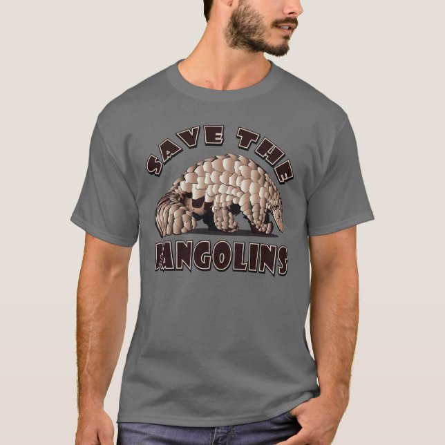 Save The Pangolin T-Shirt (Front)
