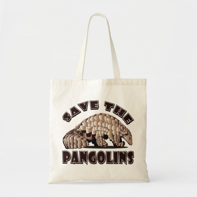 Save-The-Pangolin Tote Bag (Front)