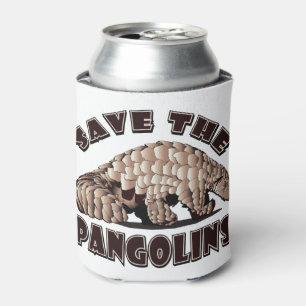 Save the Pangolins Can Cooler