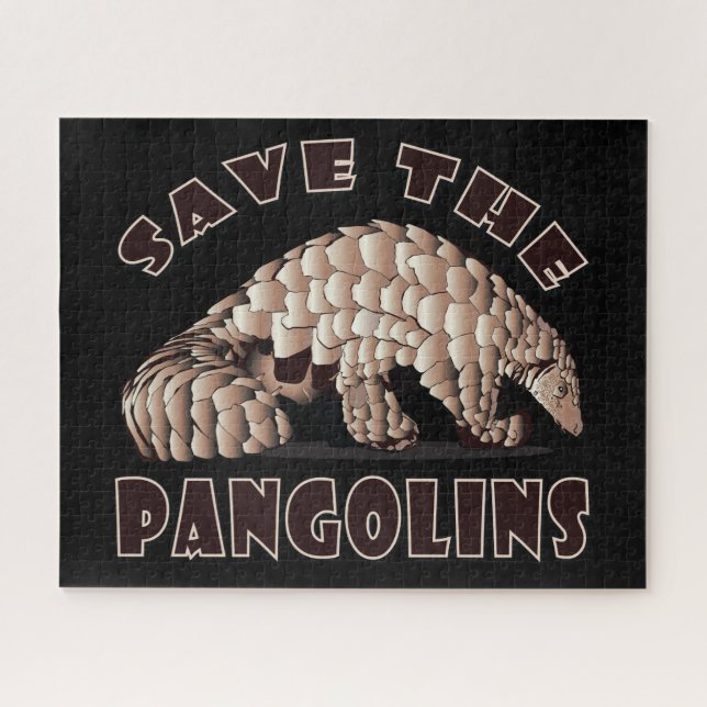 Save The Pangolins Jigsaw Puzzle (Horizontal)