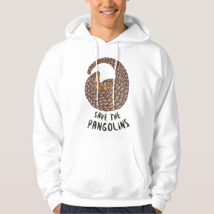 Save the Pangolins - Love Pangolins Wildlife Conse Hoodie