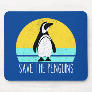 Save The Penguins Mouse Mat