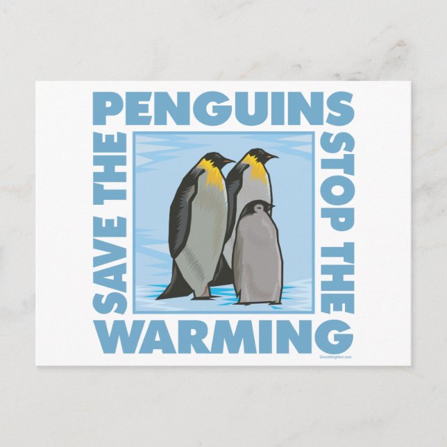 Save the Penguins Postcard (Front)