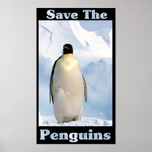 Save the Penguins Poster