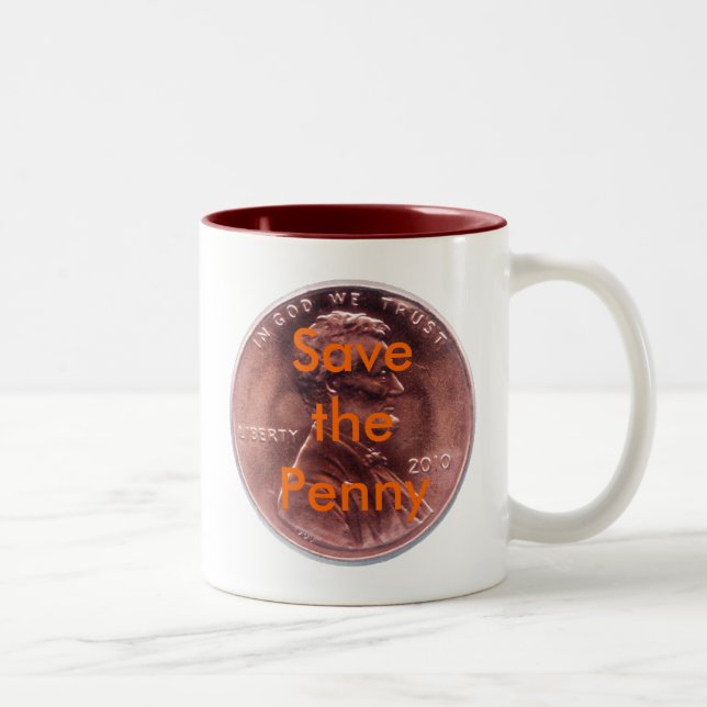 Save the Penny Two-Tone Coffee Mug (Right)