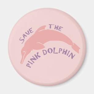 Save the Pink Dolphin Magnet