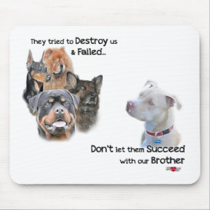 Save the Pitbull Mouse Mat