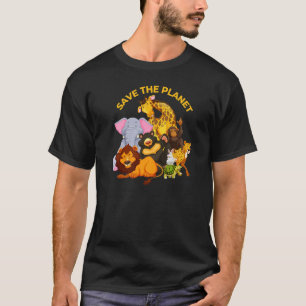 Save The Planet Animals T-Shirt