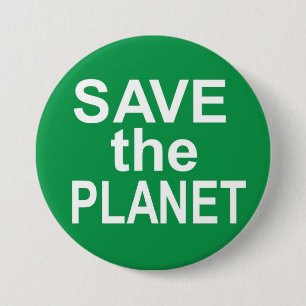 Save the Planet button