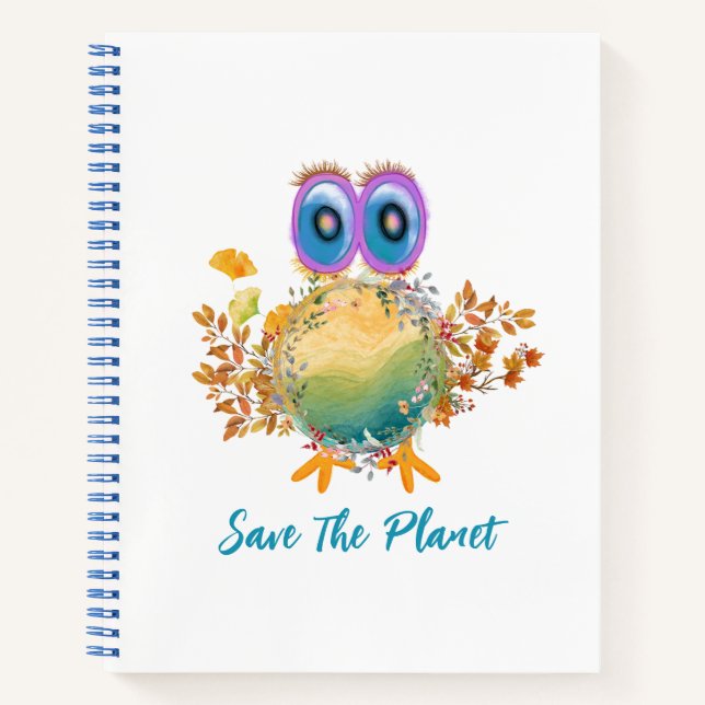 Save The Planet Collection Notebook (Front)
