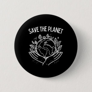Save The Planet Earth Day 2025 Environment Arbor D 6 Cm Round Badge