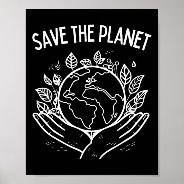 Save The Planet Earth Day 2025 Environment Arbor D Poster (Front)