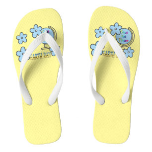 Save the Planet Earth Day Globe Flip Flops