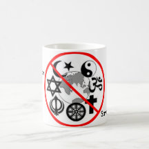 Save the Planet , End Religion Mug