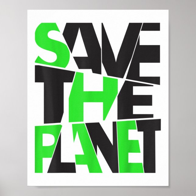 Save The Planet _ Environmental Protection _ Clima Poster (Front)
