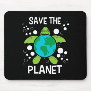 Save The Planet - Environmental Protection Earth D Mouse Mat