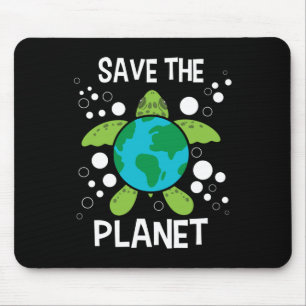 Save The Planet - Environmental Protection Earth D Mouse Mat