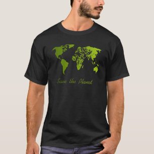 Save The Planet Fragmented World T-Shirt