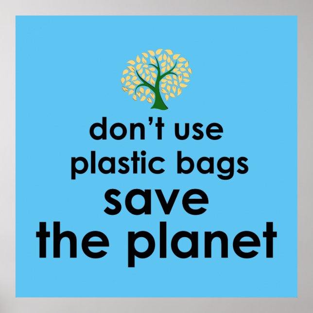 Save the planet poster (Front)