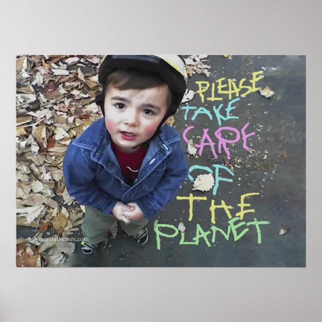 Save the Planet Poster (Front)