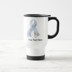Save the Planet Ribbon: Polar Bears Travel Mug