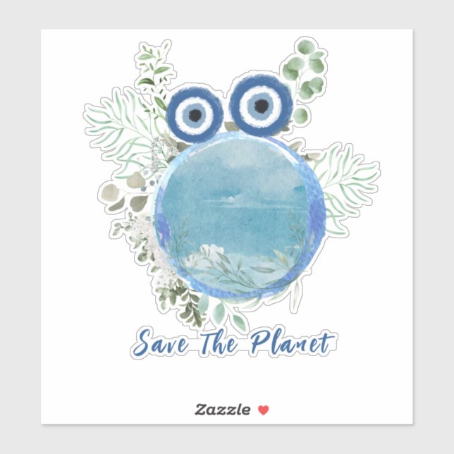 Save The Planet Stickers (Sheet)