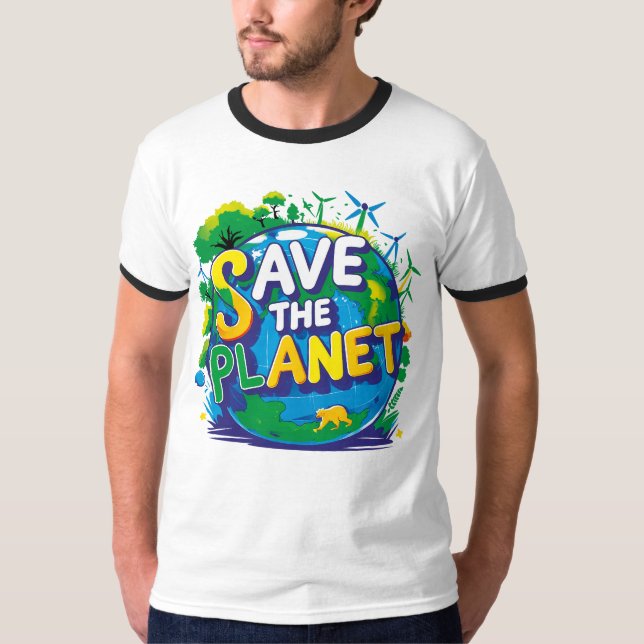 save the planet T-Shirt (Front)