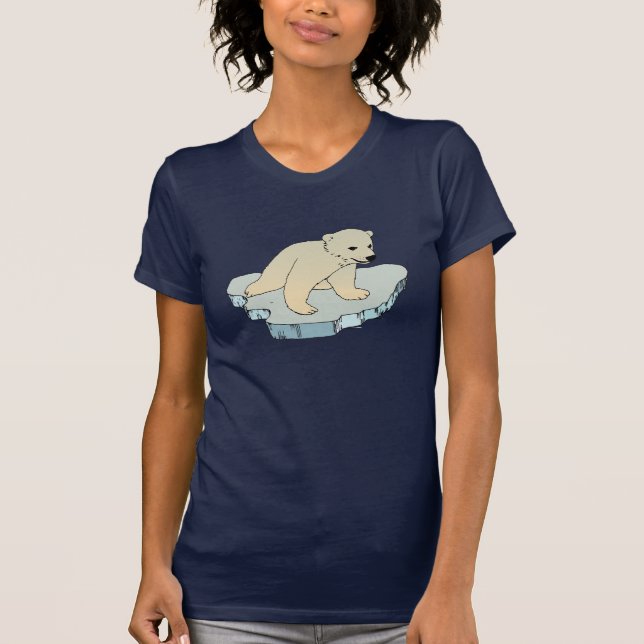 Save the Polar Bear Womens T-Shirt (Front)