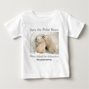 Save the Polar Bears Baby T-Shirt