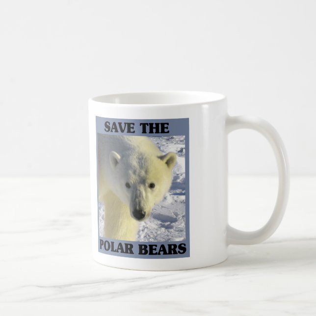 Save the Polar Bears Coffee Mug (Right)