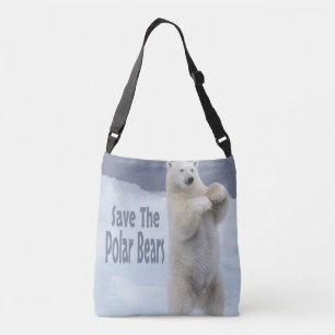Save The Polar Bears Crossbody Bag