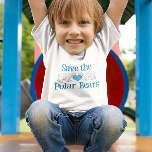 Save the Polar Bears Cute Toddler T-Shirt